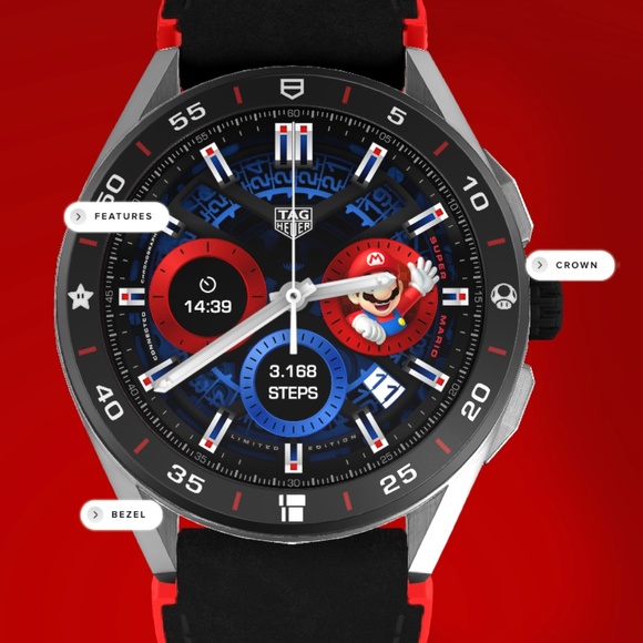 Tag Heuer Connected x Super Mario Limited Edition Watch - Pre-Owned - 1 of 2000 - Picture 12 of 16